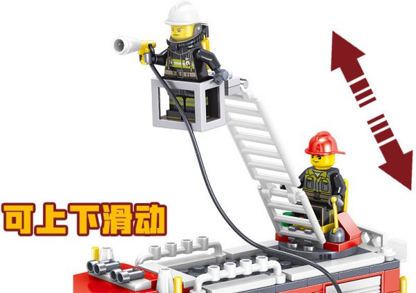 ZHEGAO QL0219 Fire Eagle: Rescue Fire Engine 6