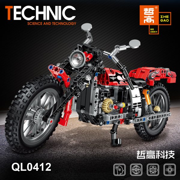 ZHEGAO QL0412 Harley Moto 8