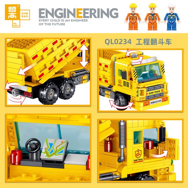 ZHEGAO QL0234 Engineering dump truck 3
