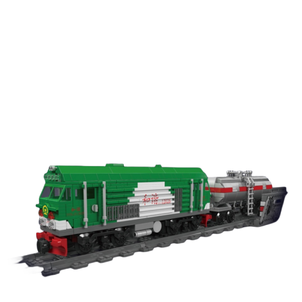 Mould King 12026 HXN 3 Diesel Locomotive With Motor 2 - ZHEGAO Block